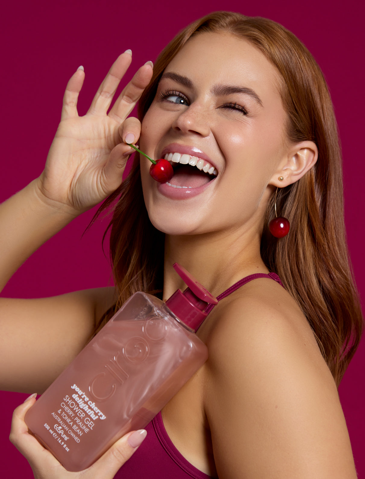 Ciroa Beauty You're Cherry Delightful Shimmer Shower Gel