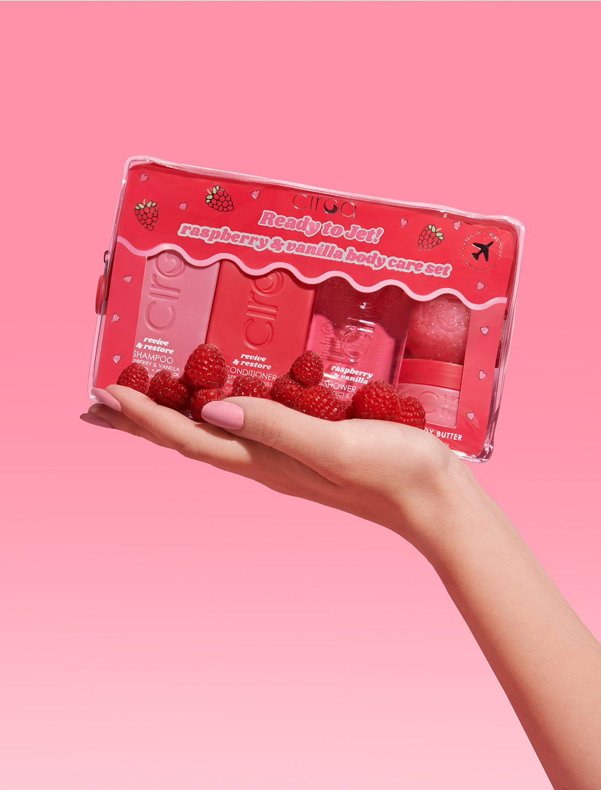 Ciroa Beauty Raspberry & Vanilla Travel Set