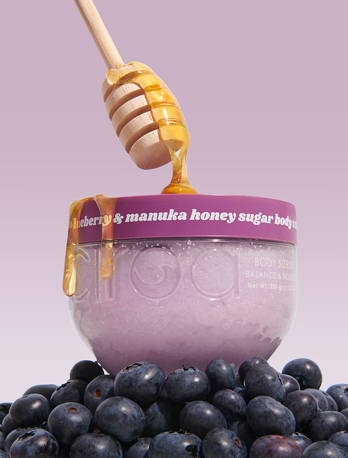 Ciroa Beauty Mini Blueberry & Manuka Honey Body Scrub