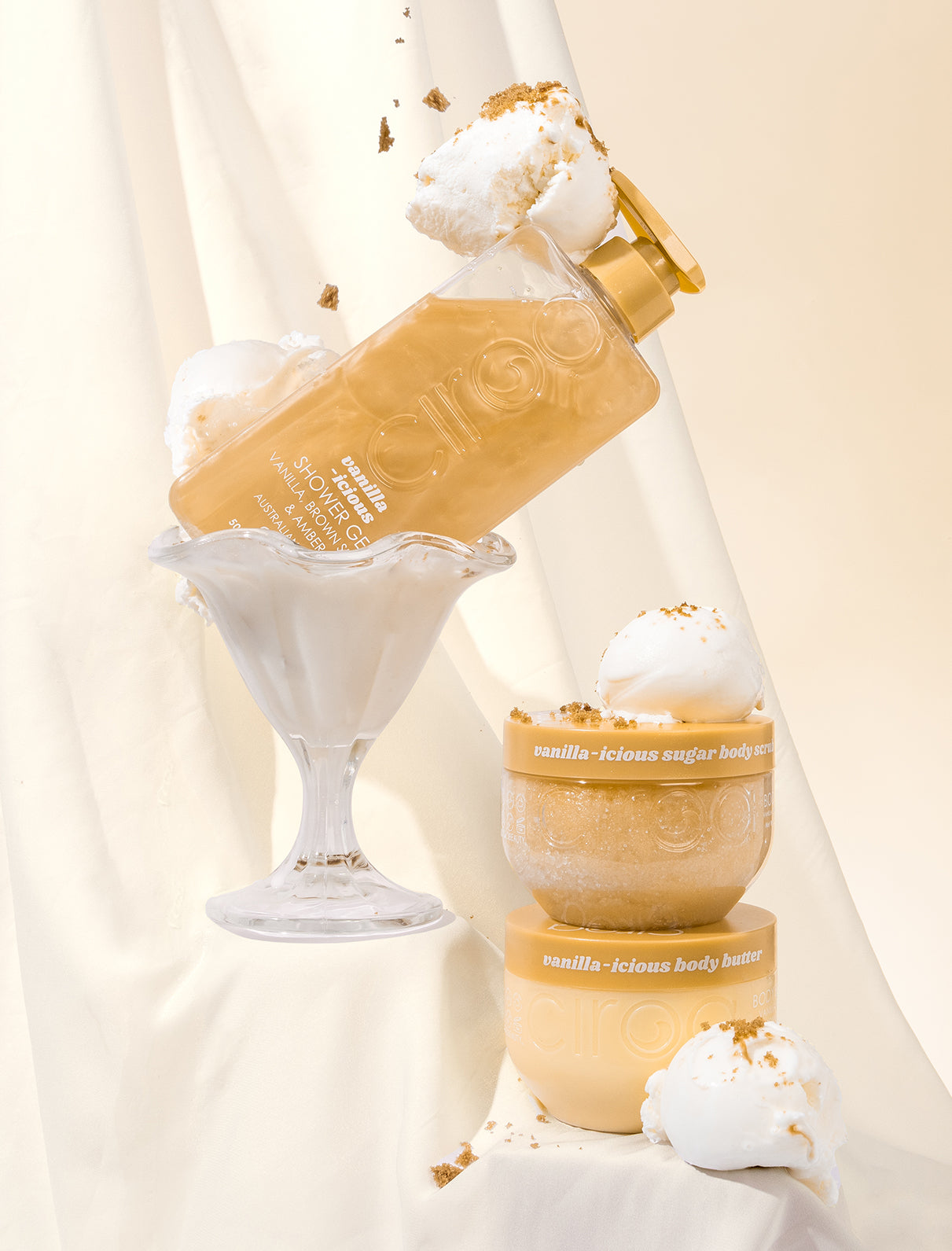 Ciroa Beauty Vanilla-icious Shimmer Shower Gel