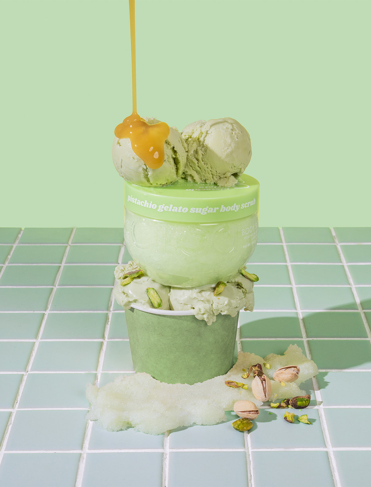 Ciroa Beauty Mini Pistachio Gelato Body Scrub