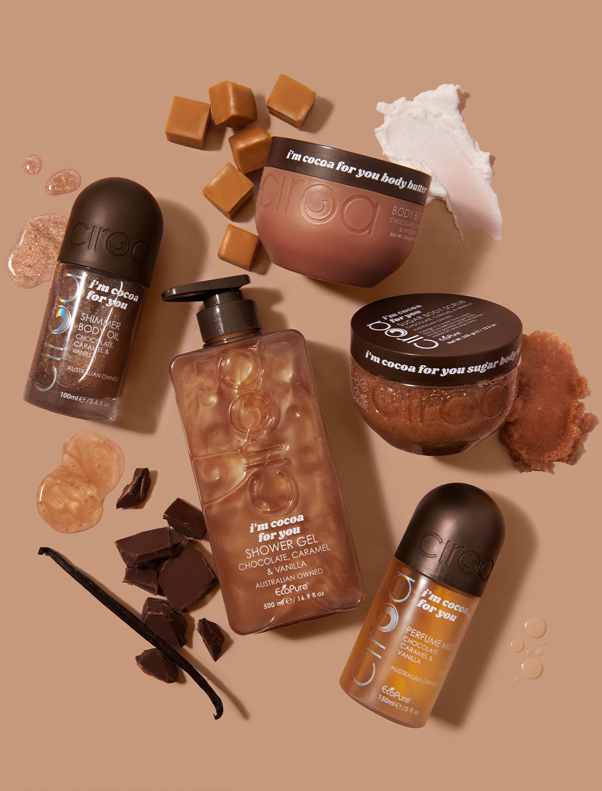Ciroa Beauty I'm Cocoa For You Shimmer Oil Bundle