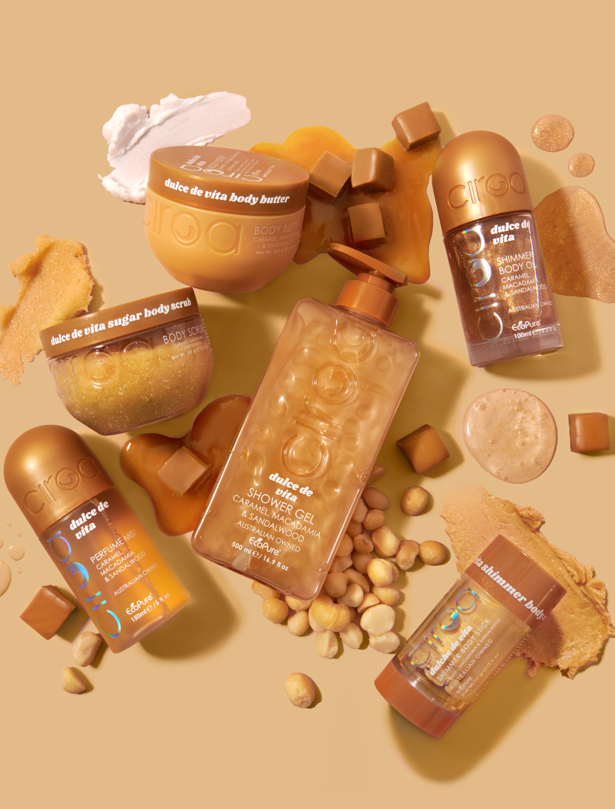 Ciroa Beauty Dulce De Vita Shimmer Stick Complete Collection Bundle