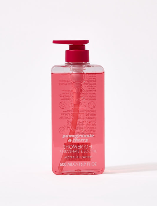 Ciroa Beauty Pomegranate & Cherry Shower Gel 500ml - Rejuvenates & Soothes