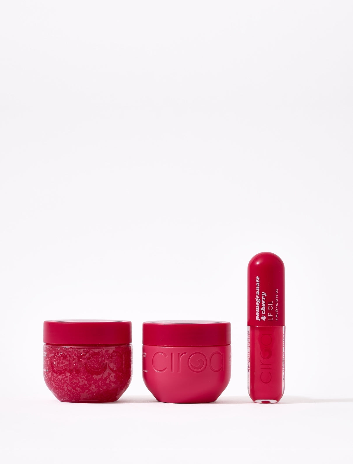 Ciroa Beauty Pomegranate & Cherry Ultimate Lip Care Ritual 3 Piece - Rejuvenates & Soothes