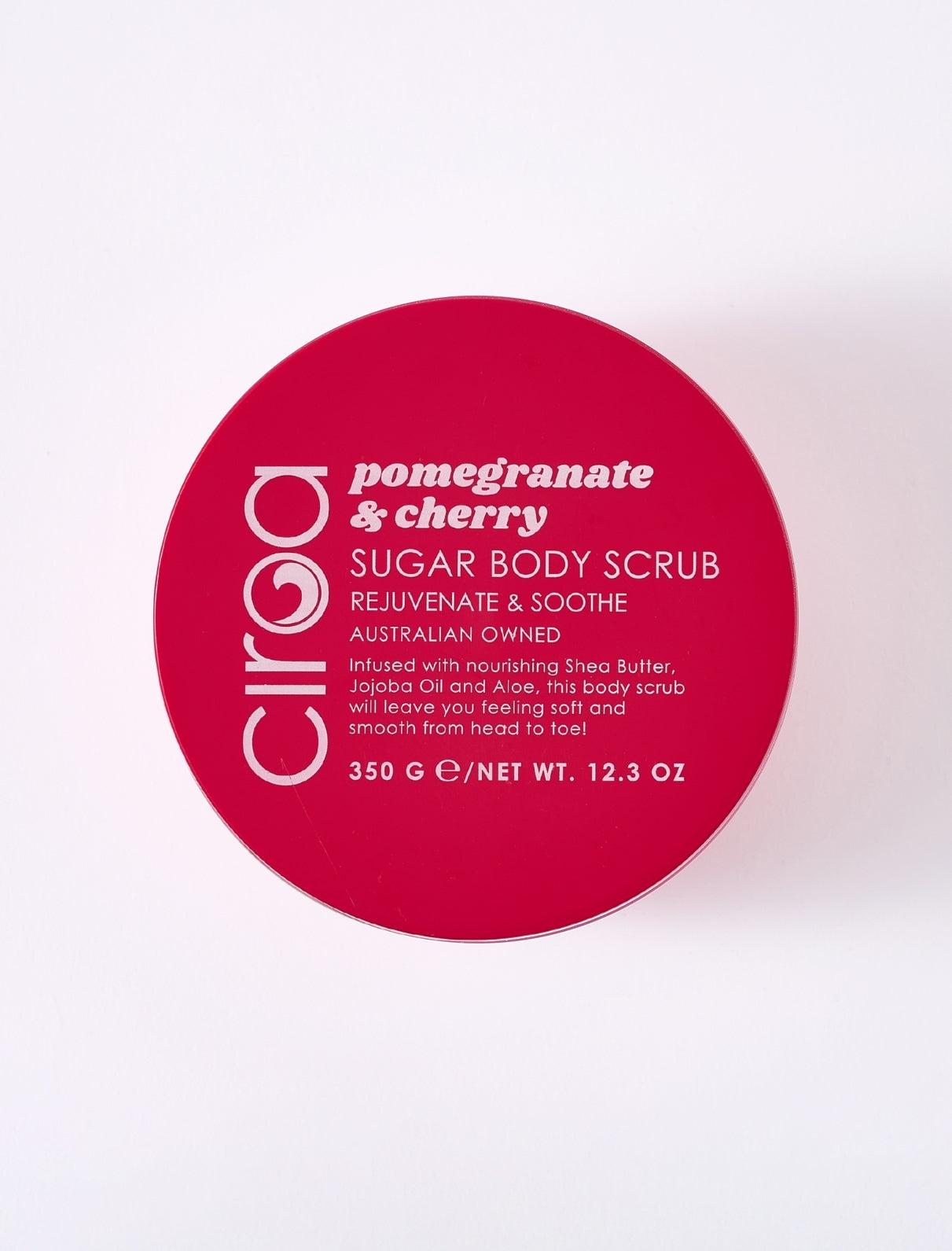Ciroa Beauty Pomegranate & Cherry Body Scrub 350g - Rejuvenates & Soothes