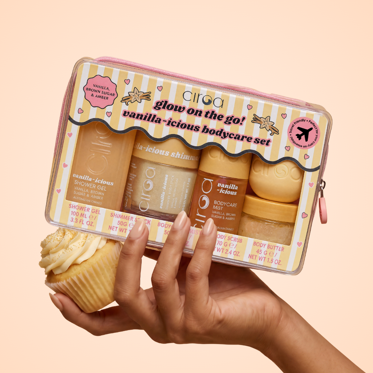 Ciroa Beauty Vanillacious Travel Set 5 Piece