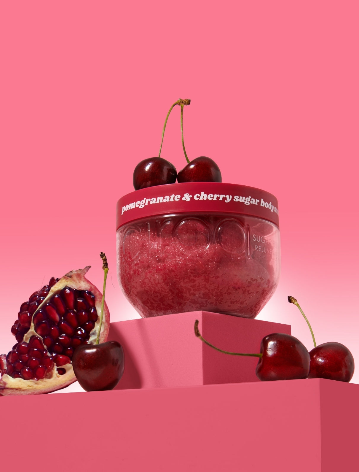 Ciroa Beauty Pomegranate & Cherry Body Scrub 350g - Rejuvenates & Soothes