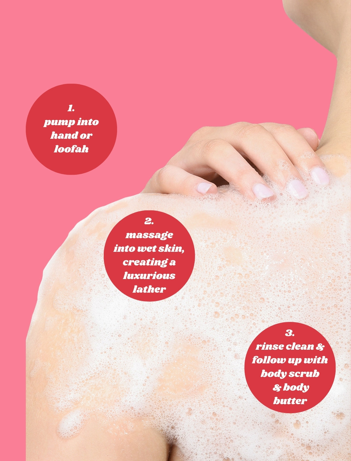 Ciroa Beauty Pomegranate & Cherry Shower Gel 500ml - Rejuvenates & Soothes