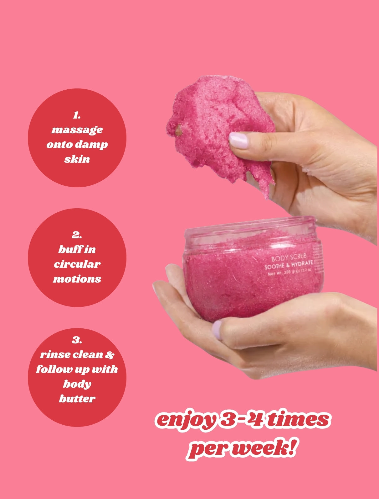 Ciroa Beauty Pomegranate & Cherry Body Scrub 350g - Rejuvenates & Soothes