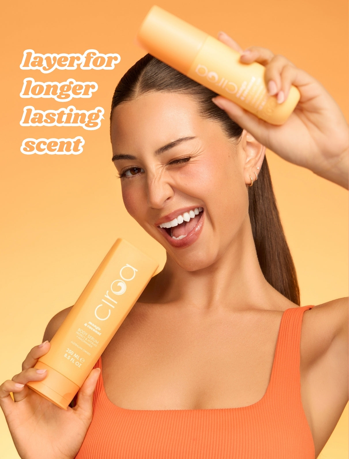 Ciroa Beauty Mango & Coconut Niacinamide Body Serum 250ml - Protects & Hydrates