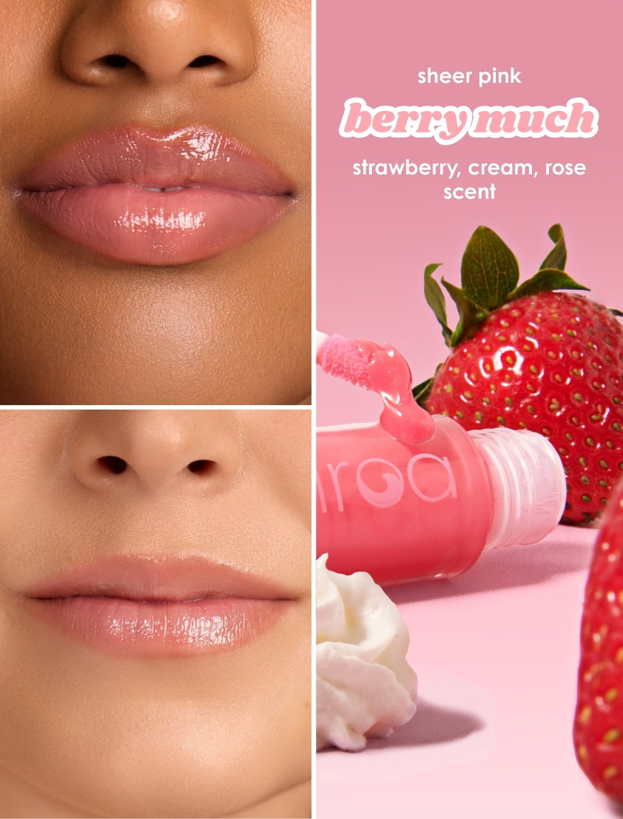 Ciroa Beauty Lip Glaze Duo 2 Piece - Hyaluronic Acid & Peptides