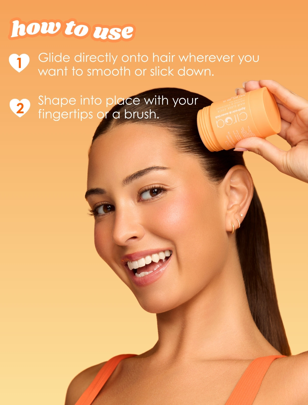 Ciroa Beauty Mango & Coconut Hair Sleek Stick 50g - Protects & Hydrates