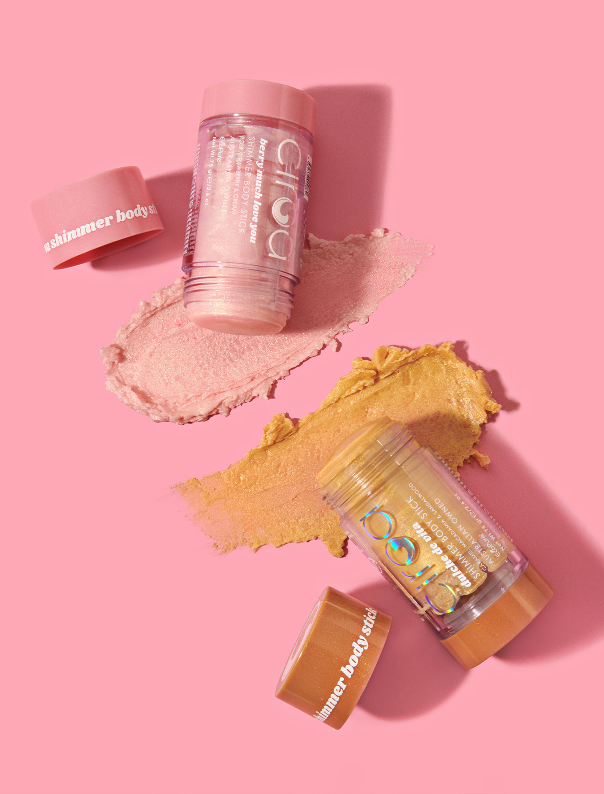 Ciroa Beauty Dulce De Vita Shimmer Body Stick 75g - Caramel, Macadamia & Sandalwood